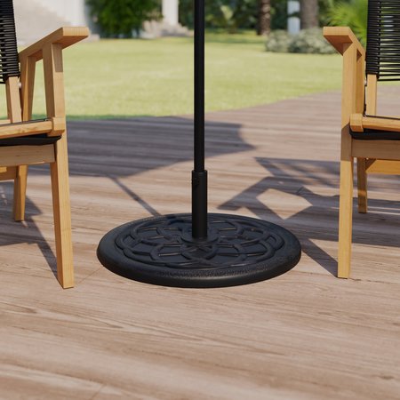 FLASH FURNITURE Bronze Universal Cement Patio Umbrella Base GM-UB19-BRNZ-GG